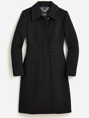 J Crew New Lady Topcoat in Italian double-cloth